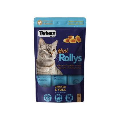 Twinky Mini Rollys Snack para Gatos 3x10 g al mejor precio -Todoanimal.es