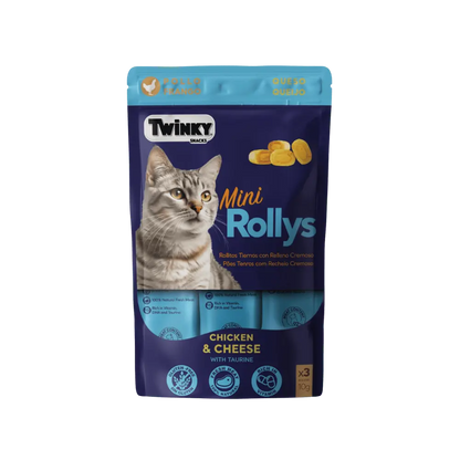Twinky Mini Rollys Snack para Gatos 3x10 g al mejor precio -Todoanimal.es