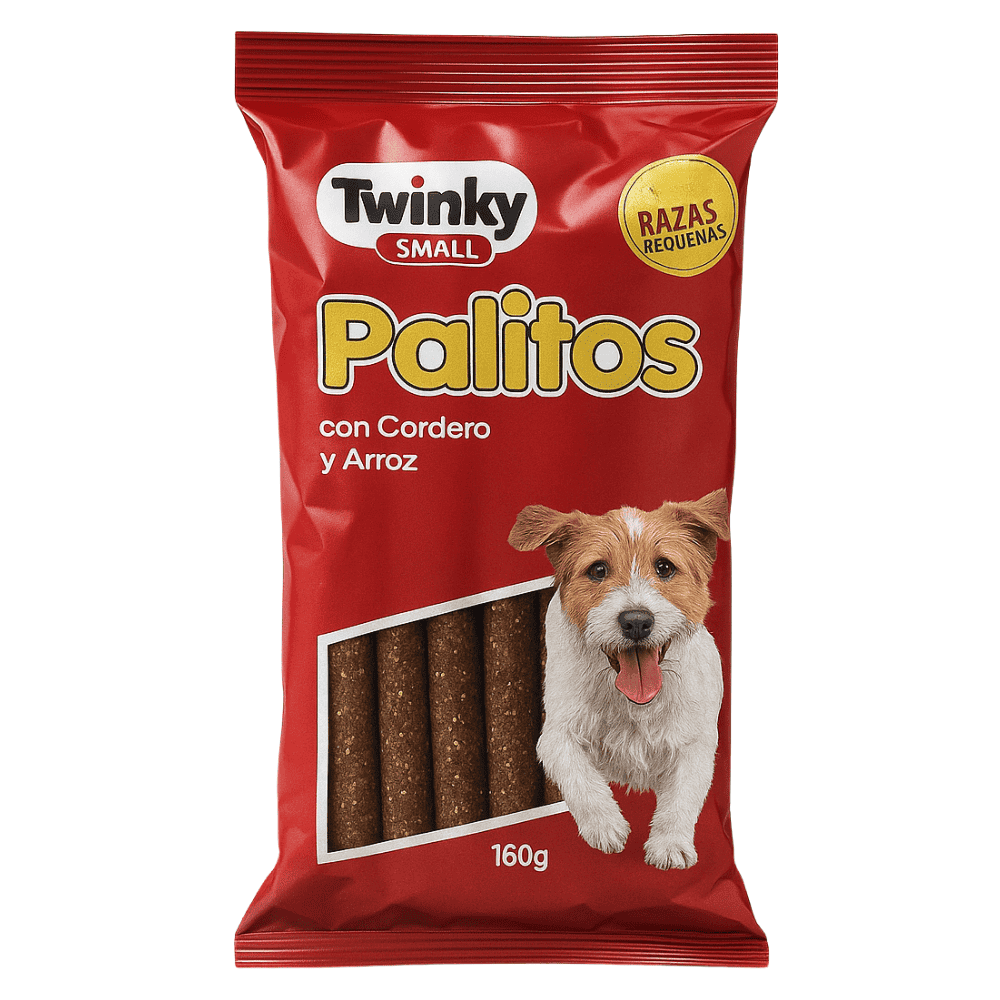 Twinky Palitos de Cordero y Arroz 160 g Snack para Perros al mejor precio -Todoanimal.es