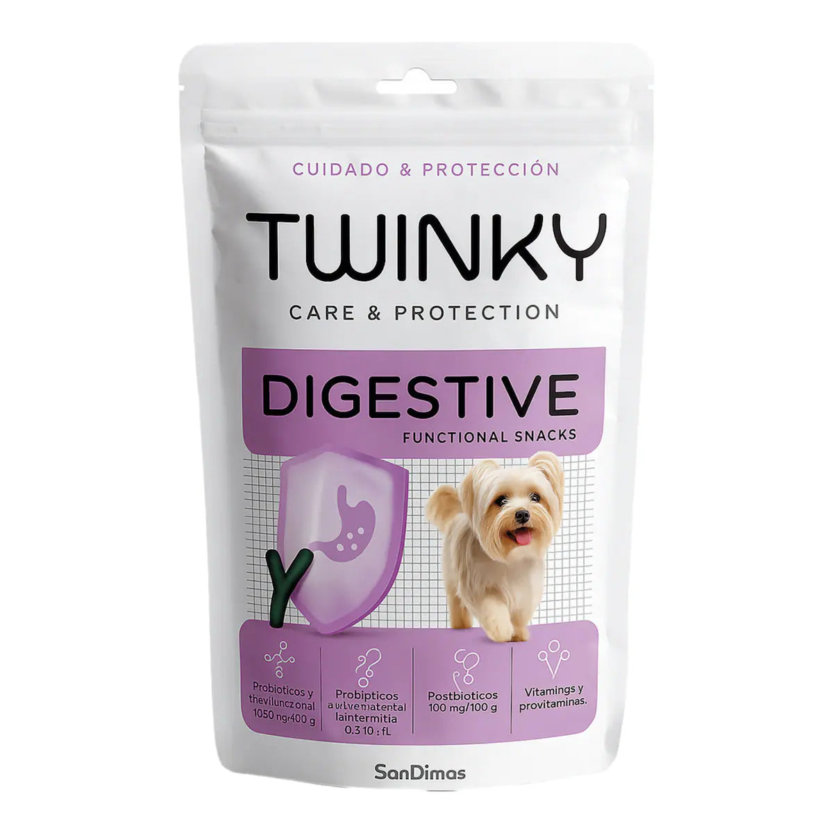 Twinky Snack Funcional Digestive 100 g para Perros al mejor precio -Todoanimal.es