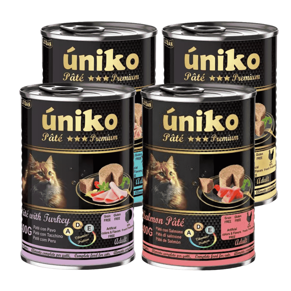 Uniko Comida Húmeda Paté para Gatos 400 g al mejor precio -Todoanimal.es
