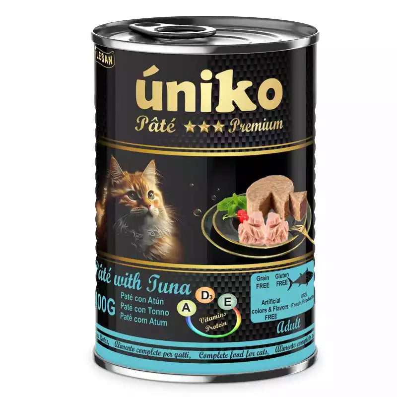 Uniko Comida Húmeda Paté para Gatos 400 g al mejor precio -Todoanimal.es