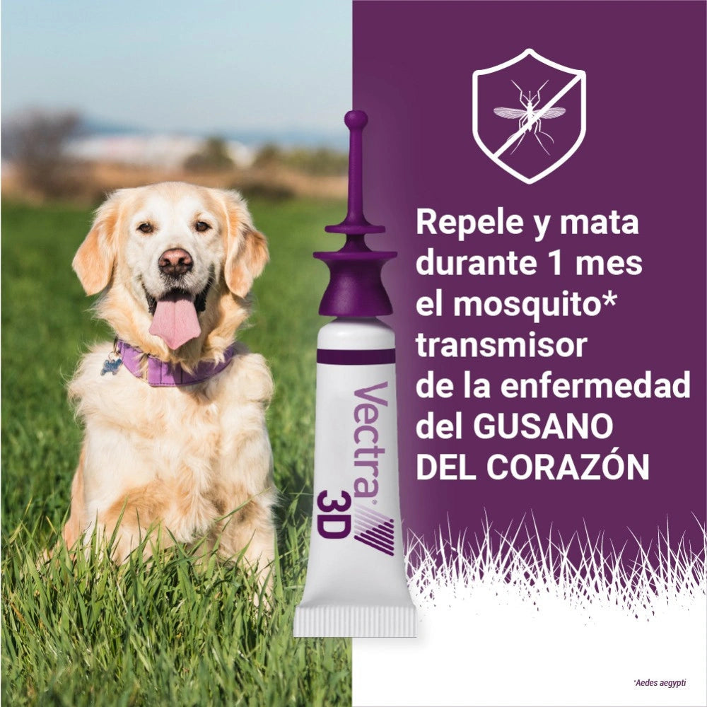 Vectra 3D Pipeta Antiparasitaria para Perros al mejor precio -Todoanimal.es