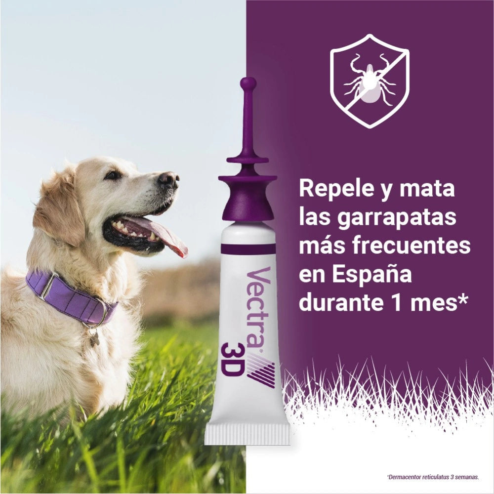 Vectra 3D Pipeta Antiparasitaria para Perros al mejor precio -Todoanimal.es