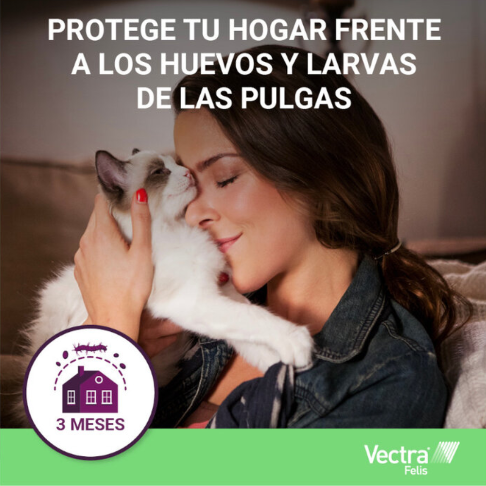 Vectra Gato 0,6-10 kg 3 Pipetas al mejor precio -Todoanimal.es
