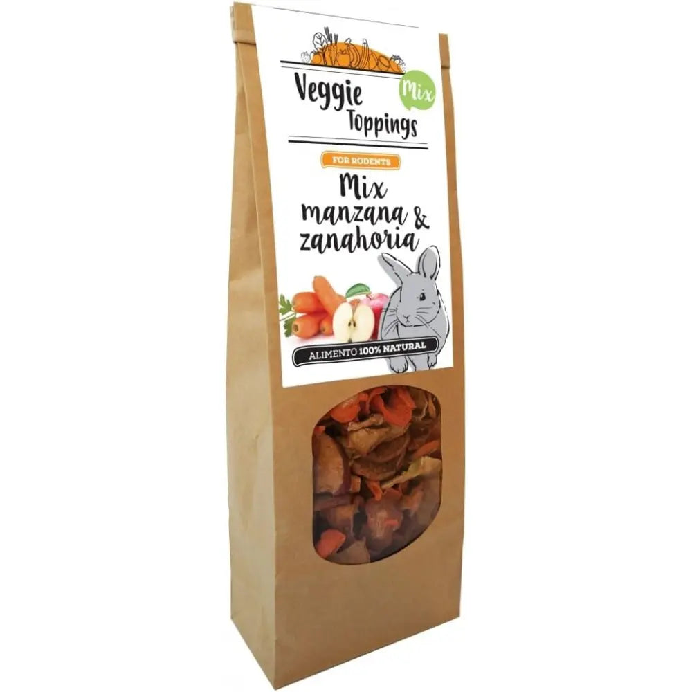 Veggie Toppings Manzana y Zanahoria 125 g al mejor precio -Todoanimal.es