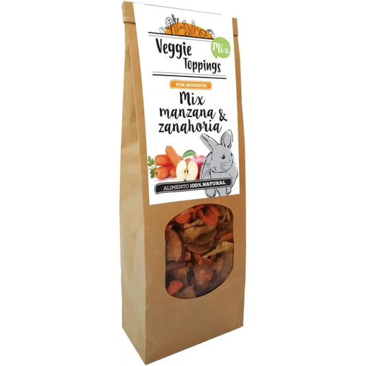Veggie Toppings Manzana y Zanahoria 125 g al mejor precio -Todoanimal.es
