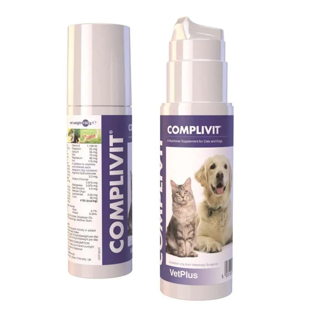 VetPlus Complivit 150 g Complemento Multivitamínico para Perros y Gatos al mejor precio -Todoanimal.es