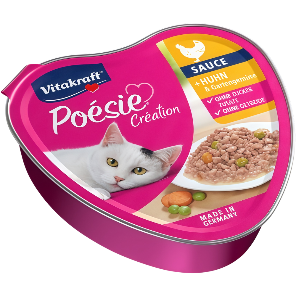 Vitakraft Cat Poesie En Salsa 85 g Pollo y Verduras al mejor precio -Todoanimal.es