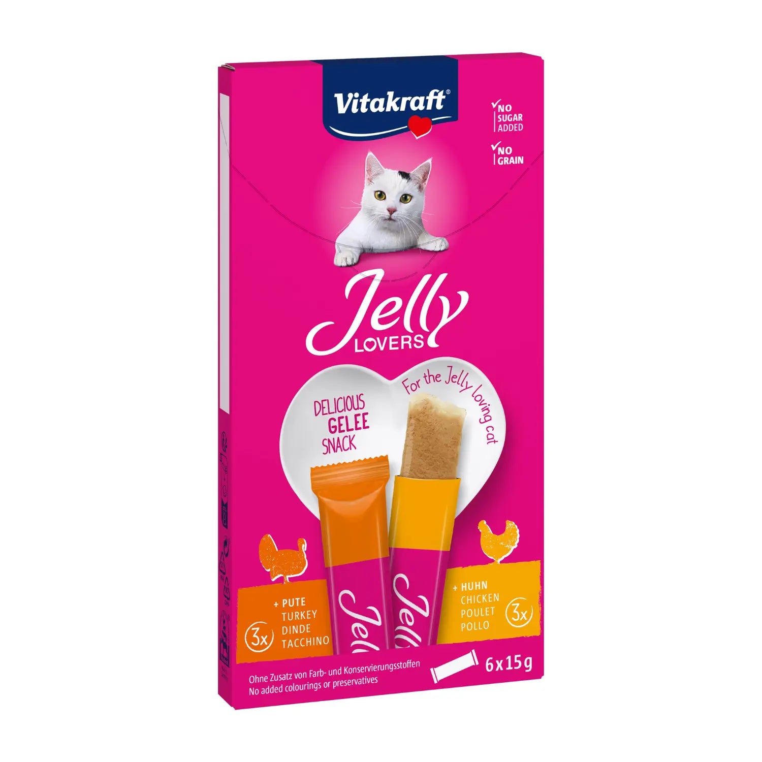 Vitakraft Cat Snack Jelly Lovers 6x15g VITAKRAFT