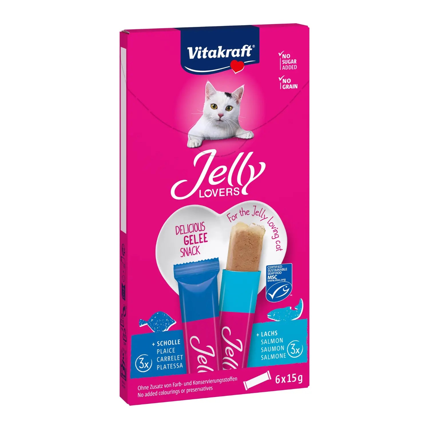 Vitakraft Cat Snack Jelly Lovers 6x15g VITAKRAFT