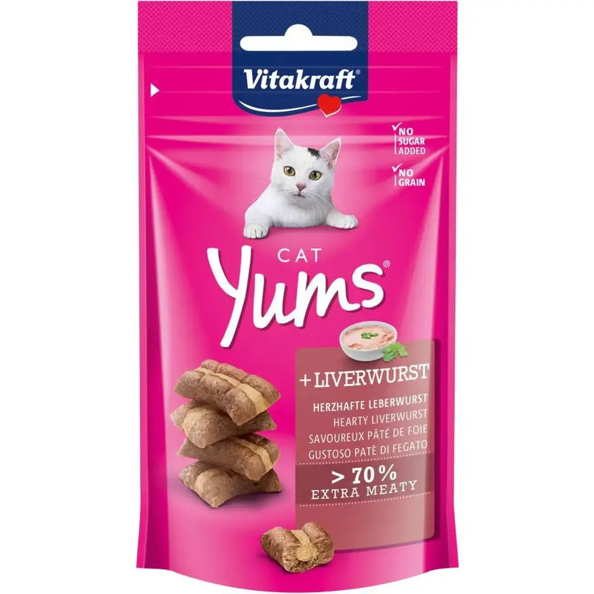 Vitakraft Cat Snack Yums Pate 40Gr VITAKRAFT SPAIN, S.L.