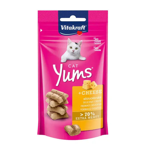 Vitakraft Cat Snack Yums Queso 40Gr VITAKRAFT SPAIN, S.L.