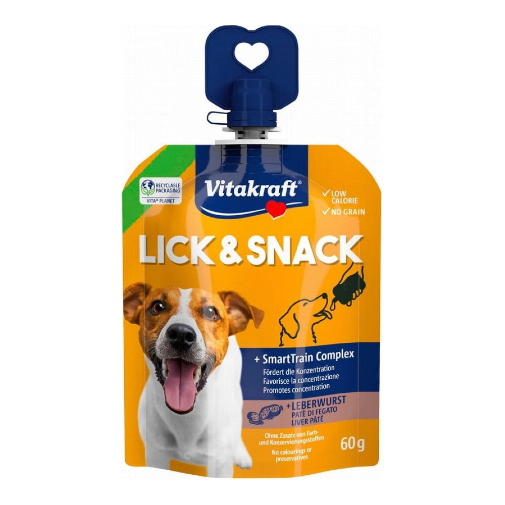 Vitakraft Lick&Snack Train Salsa Snack para Perros 60g al mejor precio -Todoanimal.es
