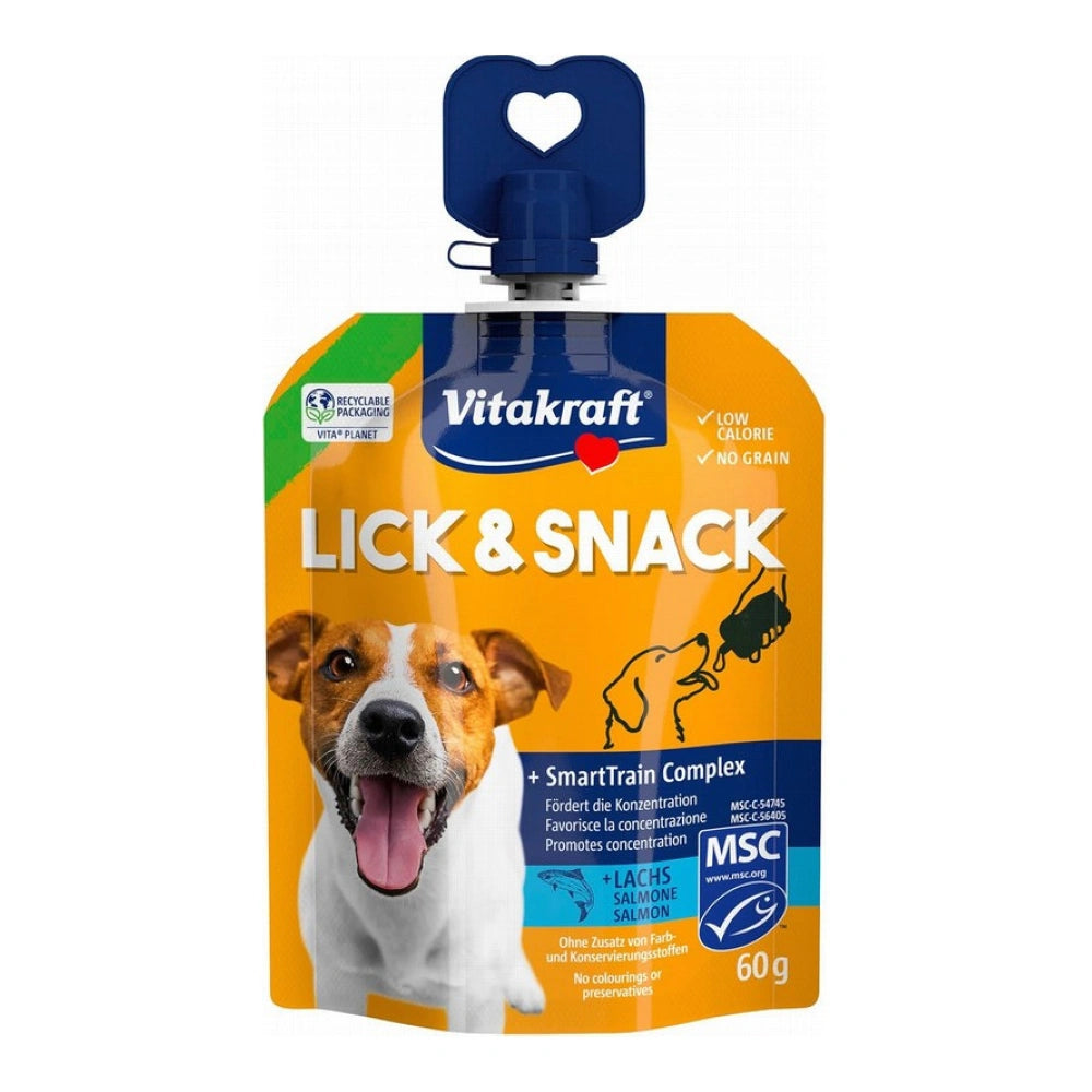 Vitakraft Lick&Snack Train Salsa Snack para Perros 60g al mejor precio -Todoanimal.es