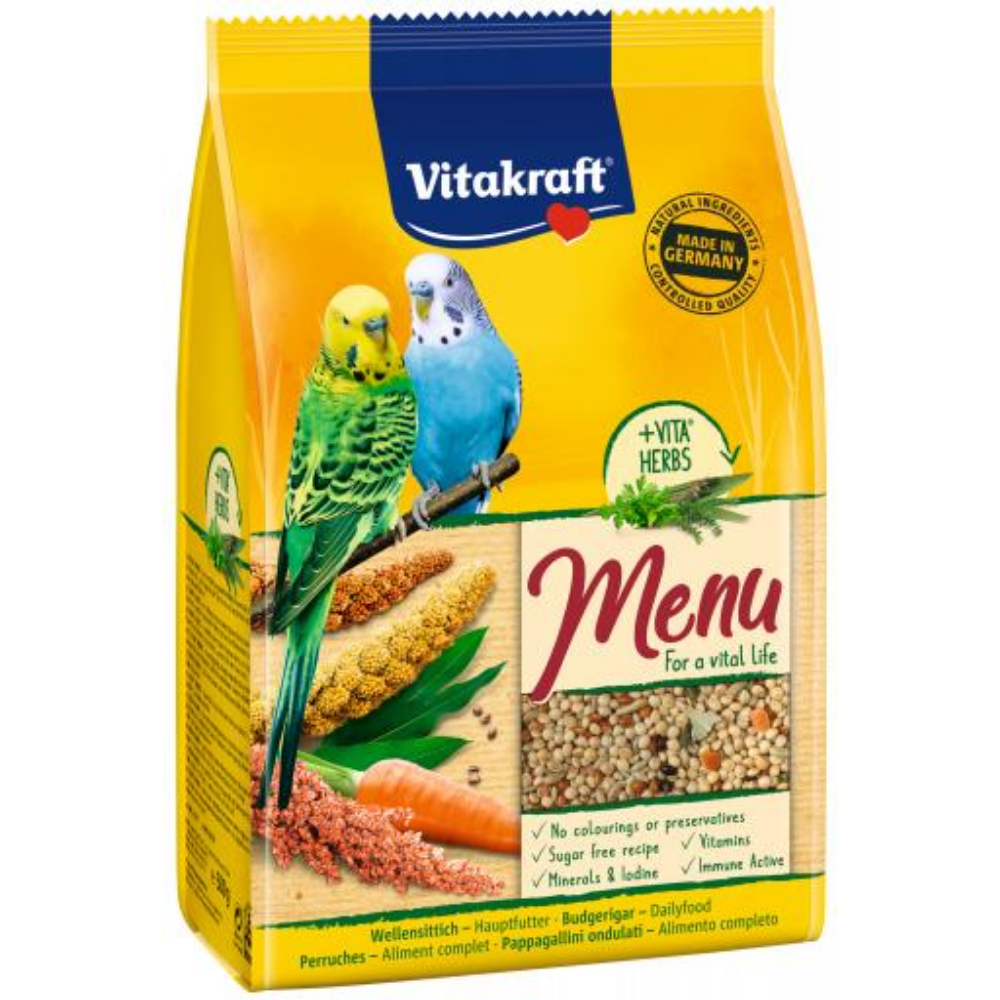 Vitakraft Menu Periquitos 500 g al mejor precio -Todoanimal.es