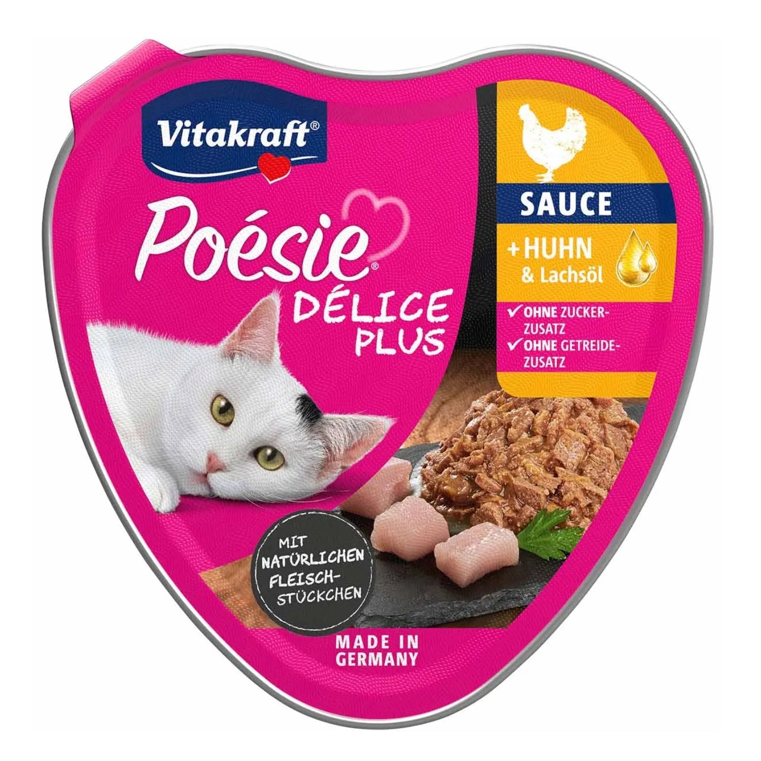 Vitakraft Poesie Delice Plus con aceite de salmón 85gr VITAKRAFT
