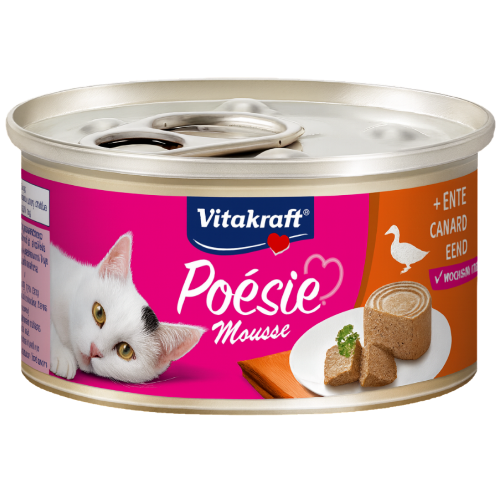 Vitakraft Poesie Mousse 85 g Lata Comida Húmeda para Gatos al mejor precio -Todoanimal.es