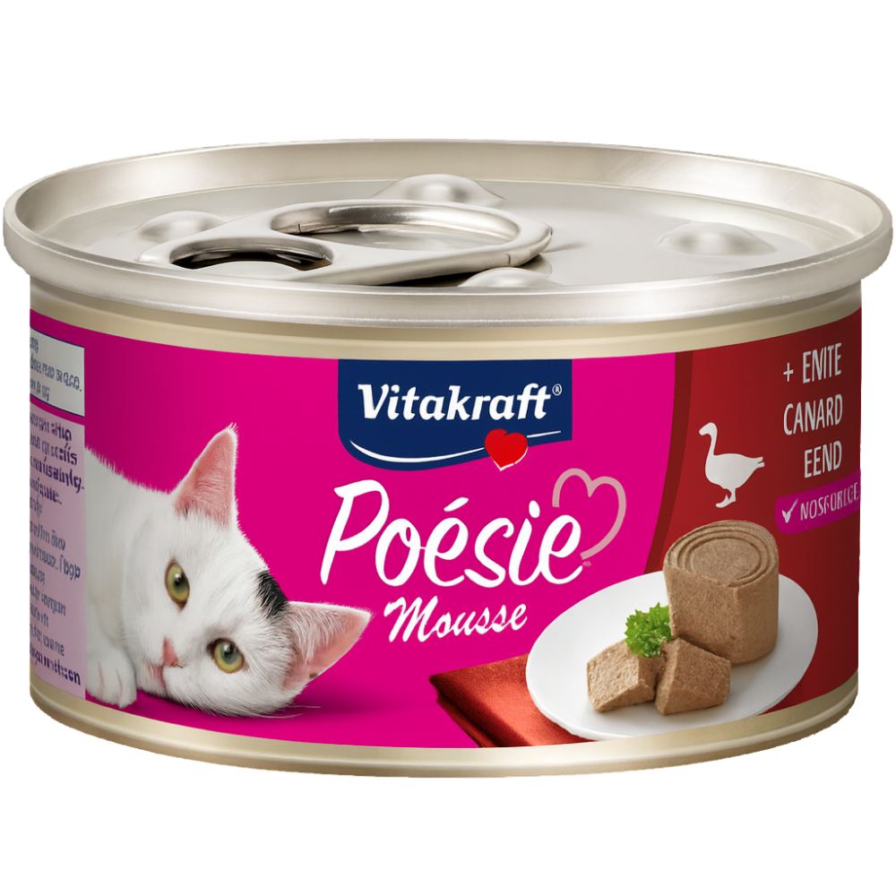 Vitakraft Poesie Mousse 85 g Lata Comida Húmeda para Gatos al mejor precio -Todoanimal.es