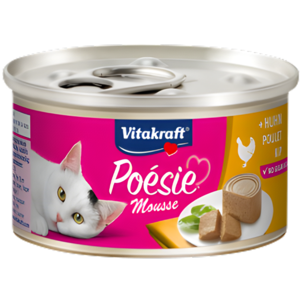 Vitakraft Poesie Mousse 85 g Lata Comida Húmeda para Gatos al mejor precio -Todoanimal.es