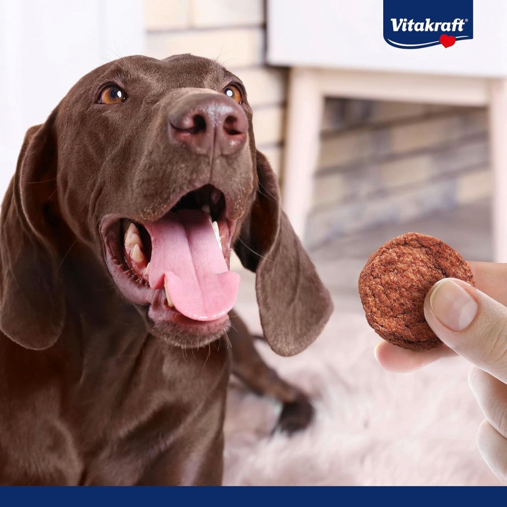 Vitakraft Snack Beef Burguer Hamburguesas para Perros Pack 3 uds. al mejor precio -Todoanimal.es
