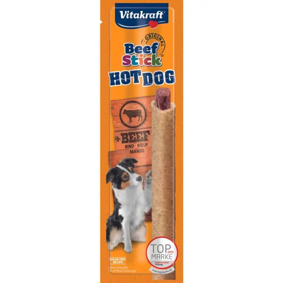 Vitakraft Snack Beef Stick Hot Dog 30gr VITAKRAFT SPAIN, S.L.