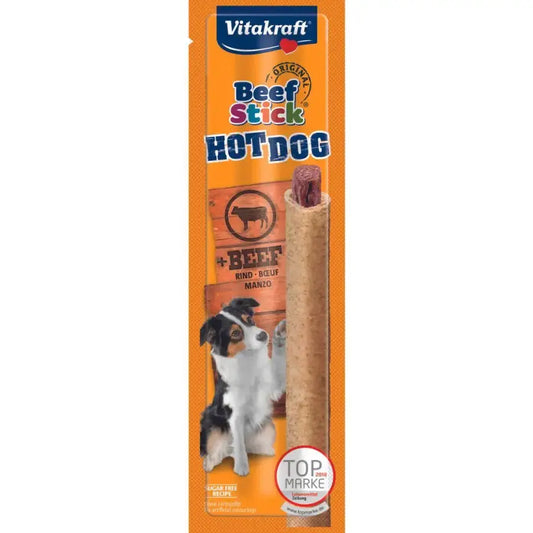 Vitakraft Snack Beef Stick Hot Dog 30gr VITAKRAFT SPAIN, S.L.