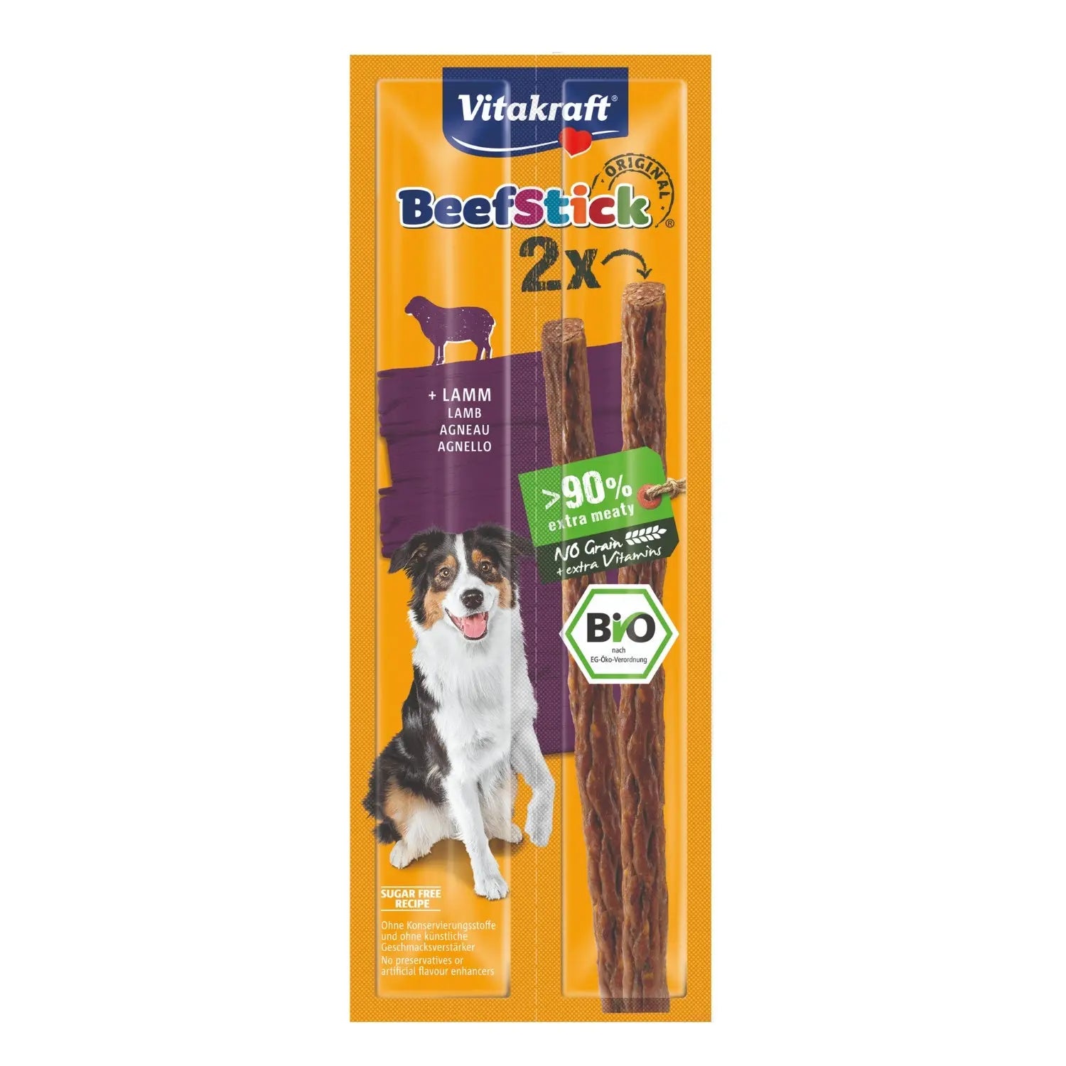 Vitakraft Snack Bio Beef Stick Cordero 12gr VITAKRAFT