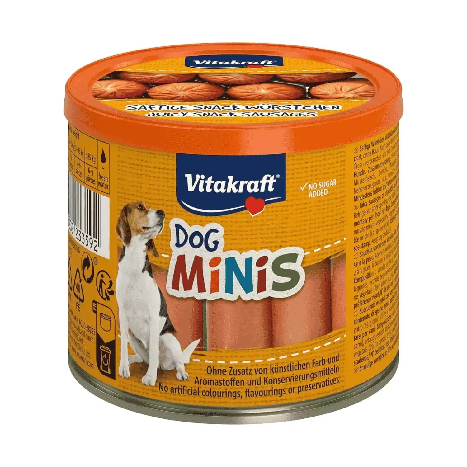 Vitakraft Snack Dog Minis 120gr 12udes VITAKRAFT SPAIN, S.L.