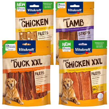 Vitakraft Snack Puro Tiras para Perros | Distintos Sabores al mejor precio -Todoanimal.es