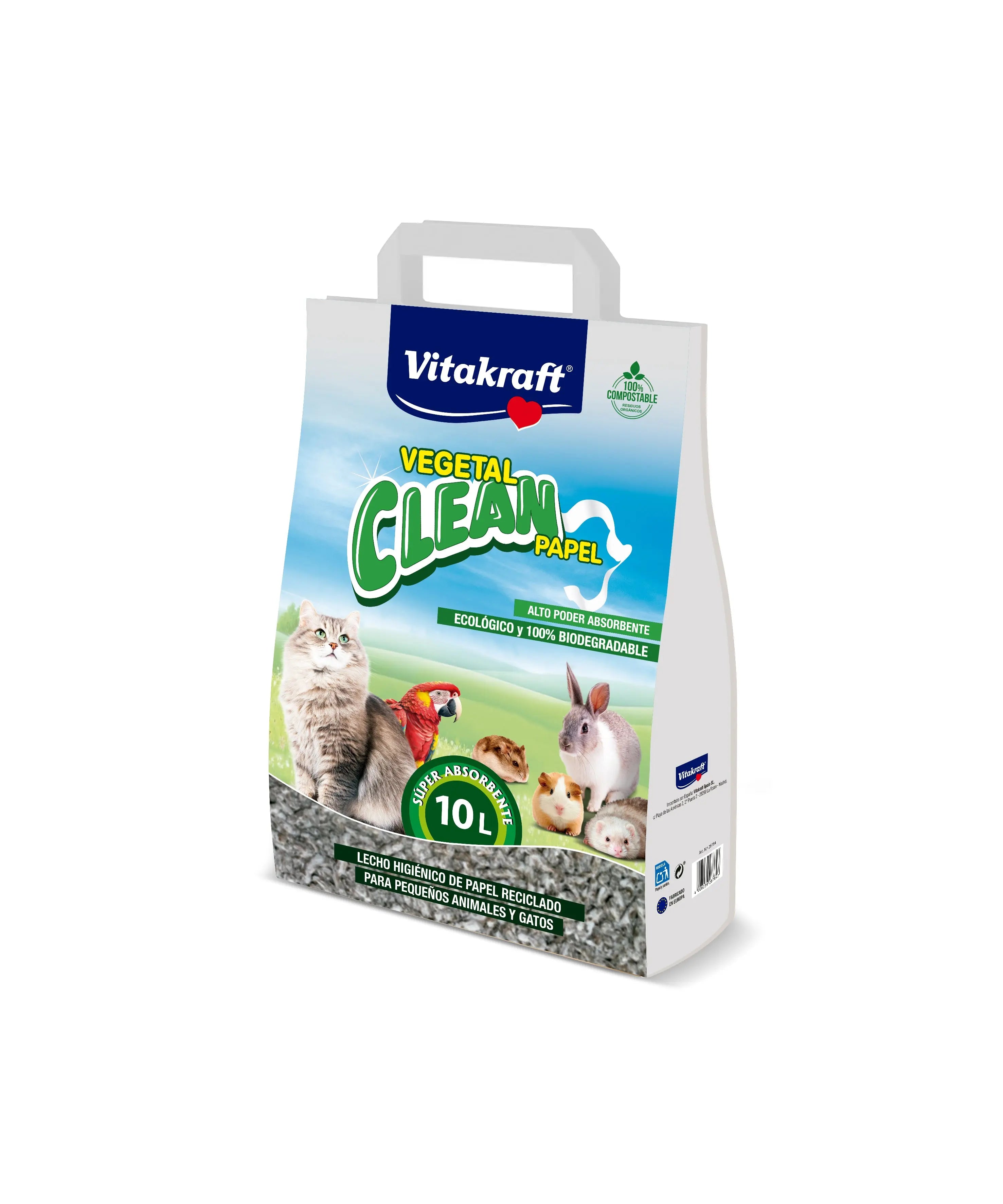 Vitakraft Vegetal Clean Lecho Papel VITAKRAFT
