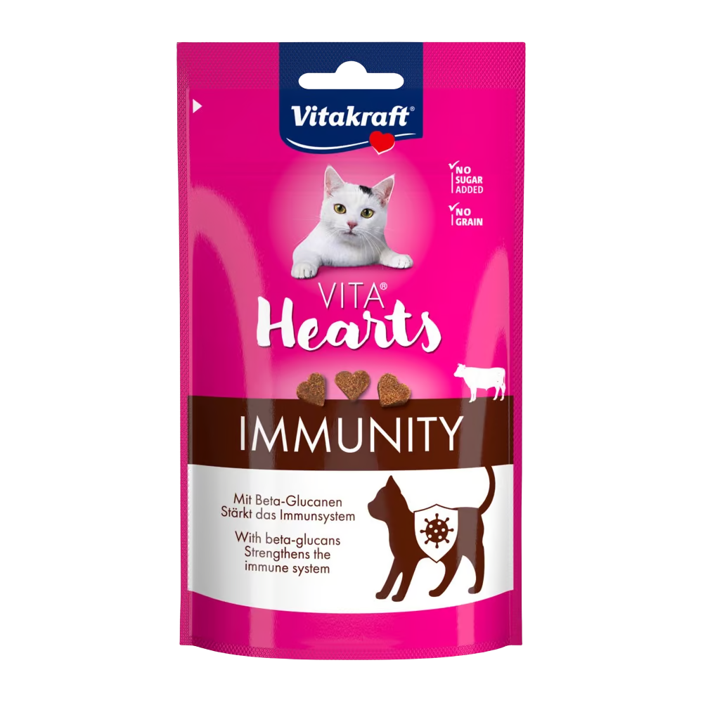 Vitakraft Vita Hearts 40 g Snacks Funcionales para Gatos al mejor precio -Todoanimal.es