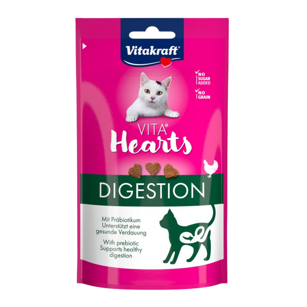 Vitakraft Vita Hearts 40 g Snacks Funcionales para Gatos al mejor precio -Todoanimal.es