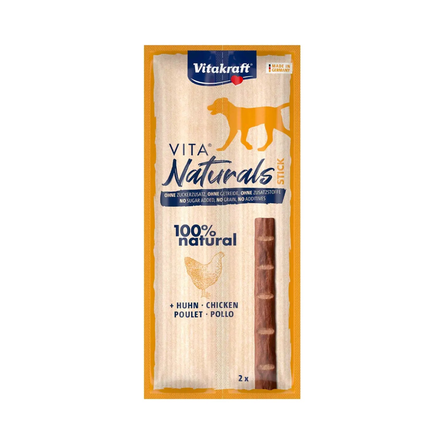 Vitakraft Vita Naturals Dog Stick Pollo Pack 2x11gr VITAKRAFT