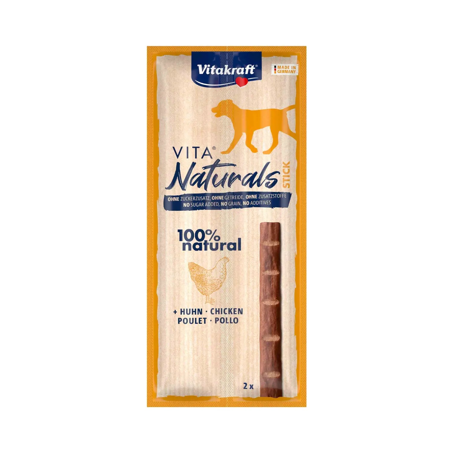 Vitakraft Vita Naturals Dog Stick Pollo Pack 2x11gr VITAKRAFT