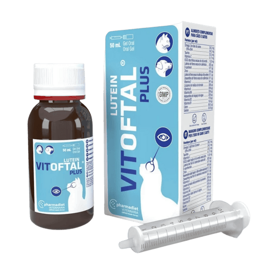 Vitoftal Lutein Gel Oral para la Salud Ocular 50 ml Farmadiet al mejor precio -Todoanimal.es