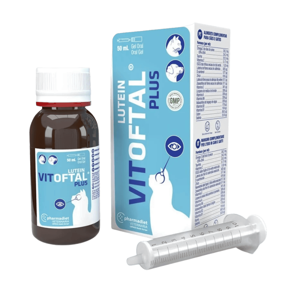 Vitoftal Lutein Gel Oral para la Salud Ocular 50 ml Farmadiet al mejor precio -Todoanimal.es