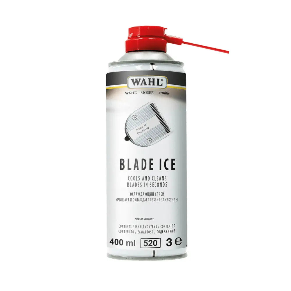 Wahl Blade Ice Frío Spray Refrigerante Lubricante 4 en 1 para Máquinas de Corte de Pelo al mejor precio -Todoanimal.es