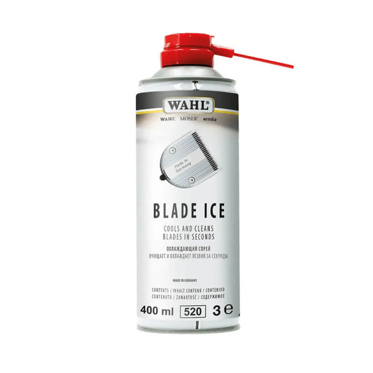 Wahl Blade Ice Frío Spray Refrigerante Lubricante 4 en 1 para Máquinas de Corte de Pelo al mejor precio -Todoanimal.es