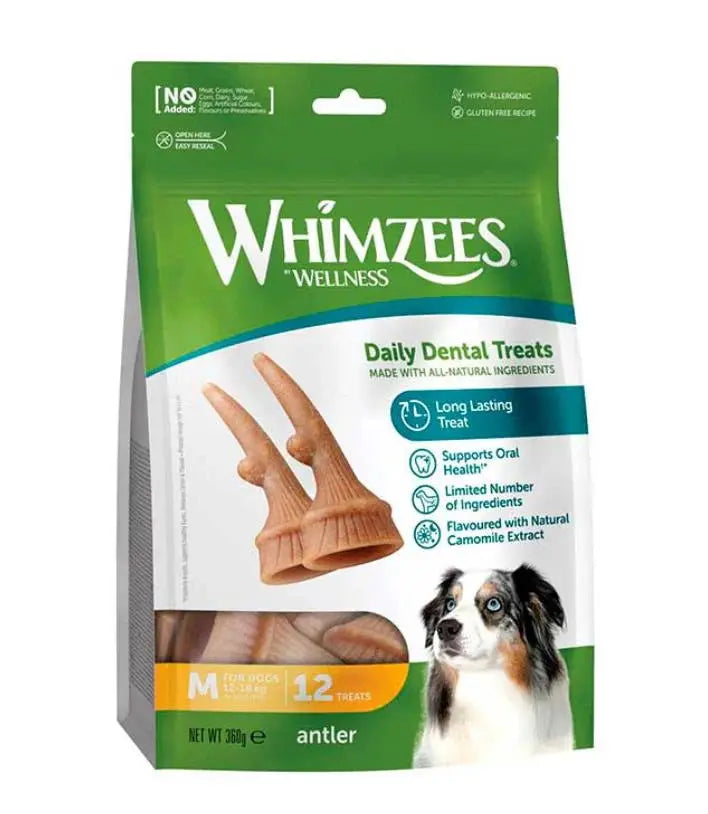 Whimzees Asta Occupy "M" Bolsa 360Gr 12Udes WHIMZEES