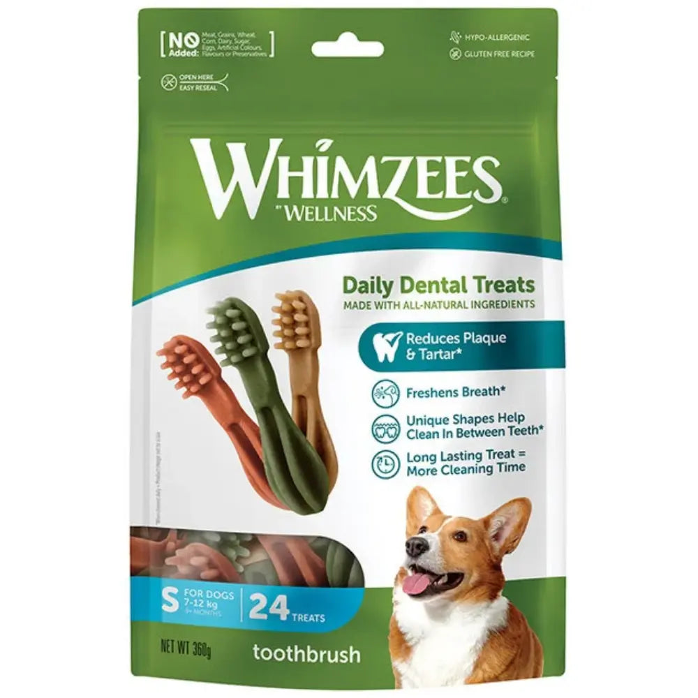 Whimzees Cepillo Mix Bolsa 360 g al mejor precio -Todoanimal.es