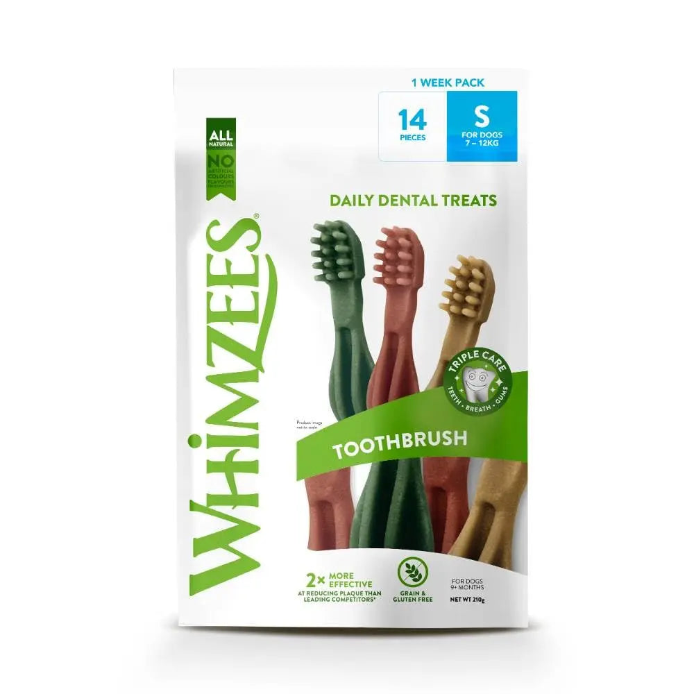 Whimzees Cepillo S Bolsa 14Pzas 210Gr WHIMZEES