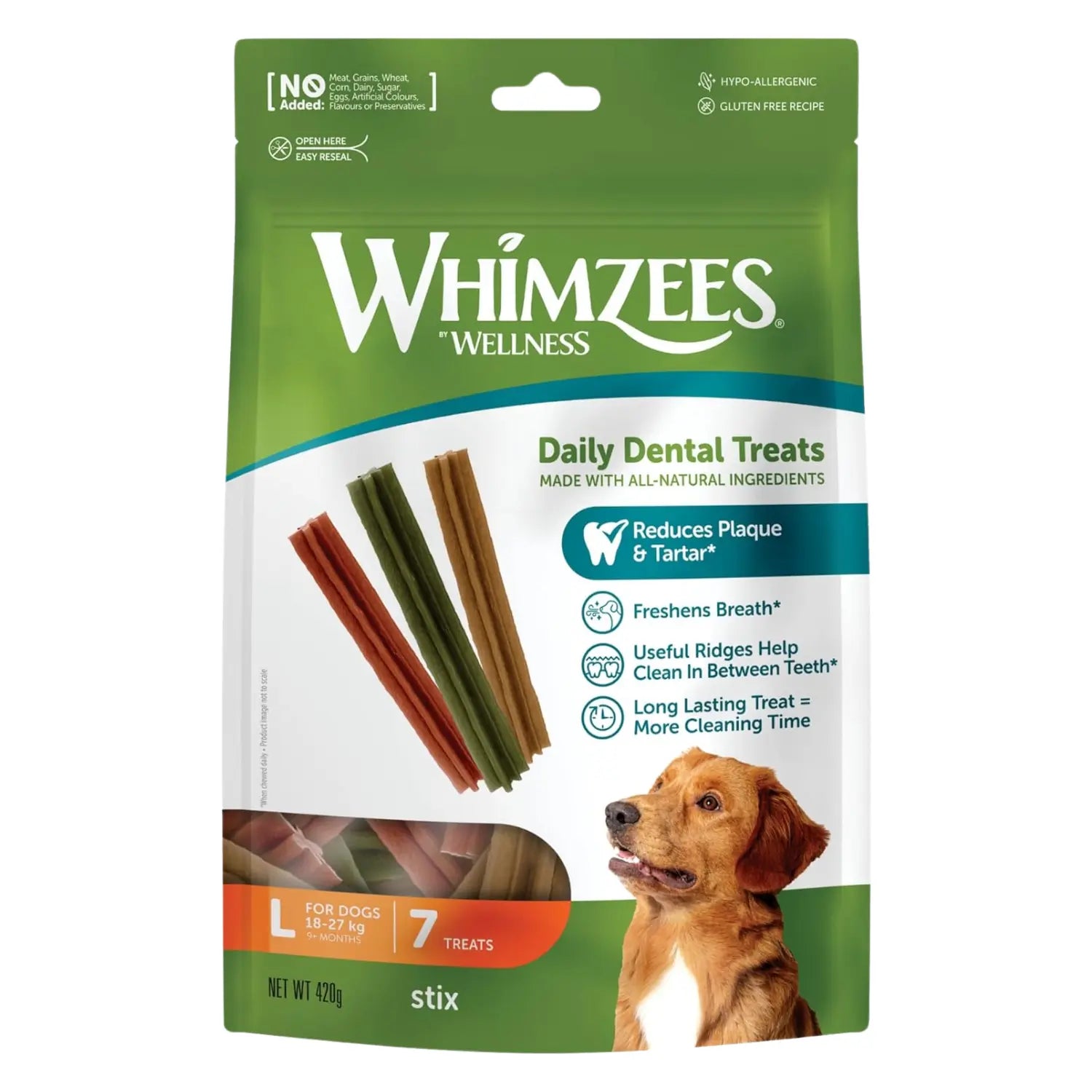 Whimzees Hueso Estrella Mix Bolsa 420g WHIMZEES