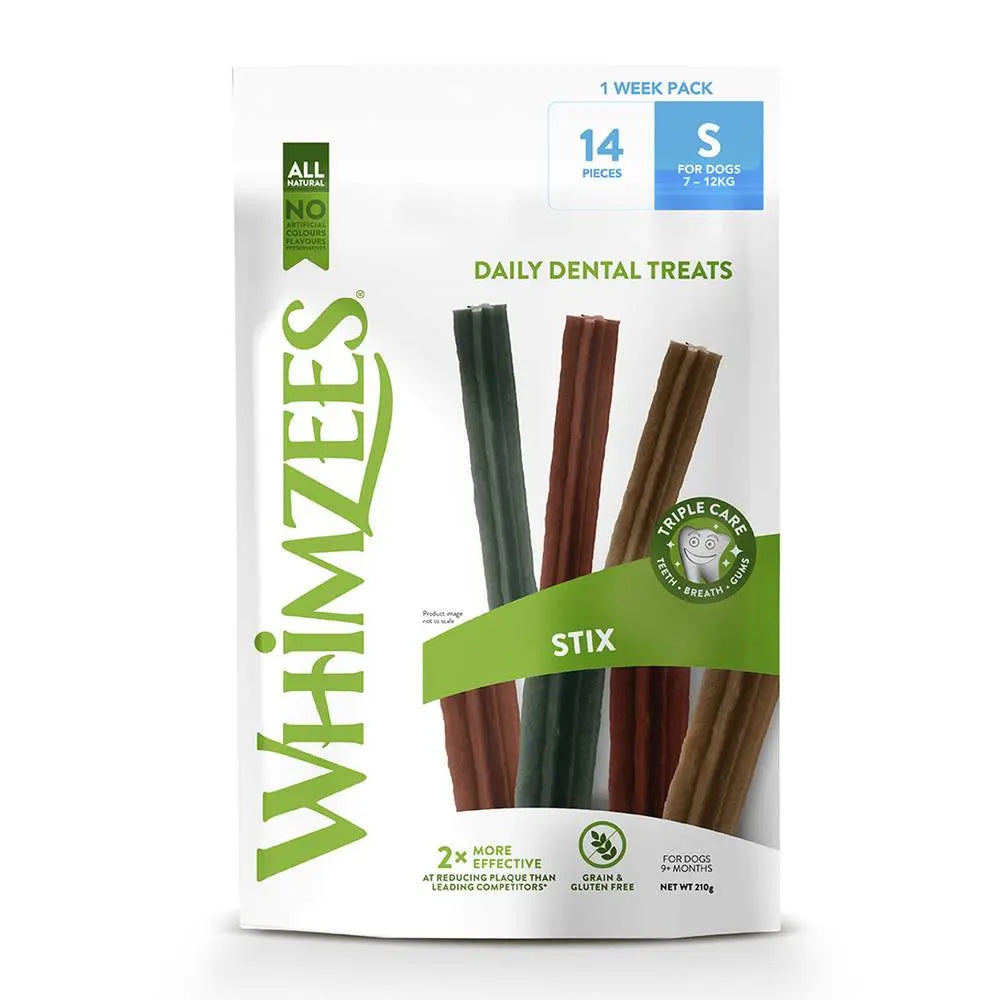 Whimzees Hueso Estrella S Bolsa 14Pzas 210Gr WHIMZEES