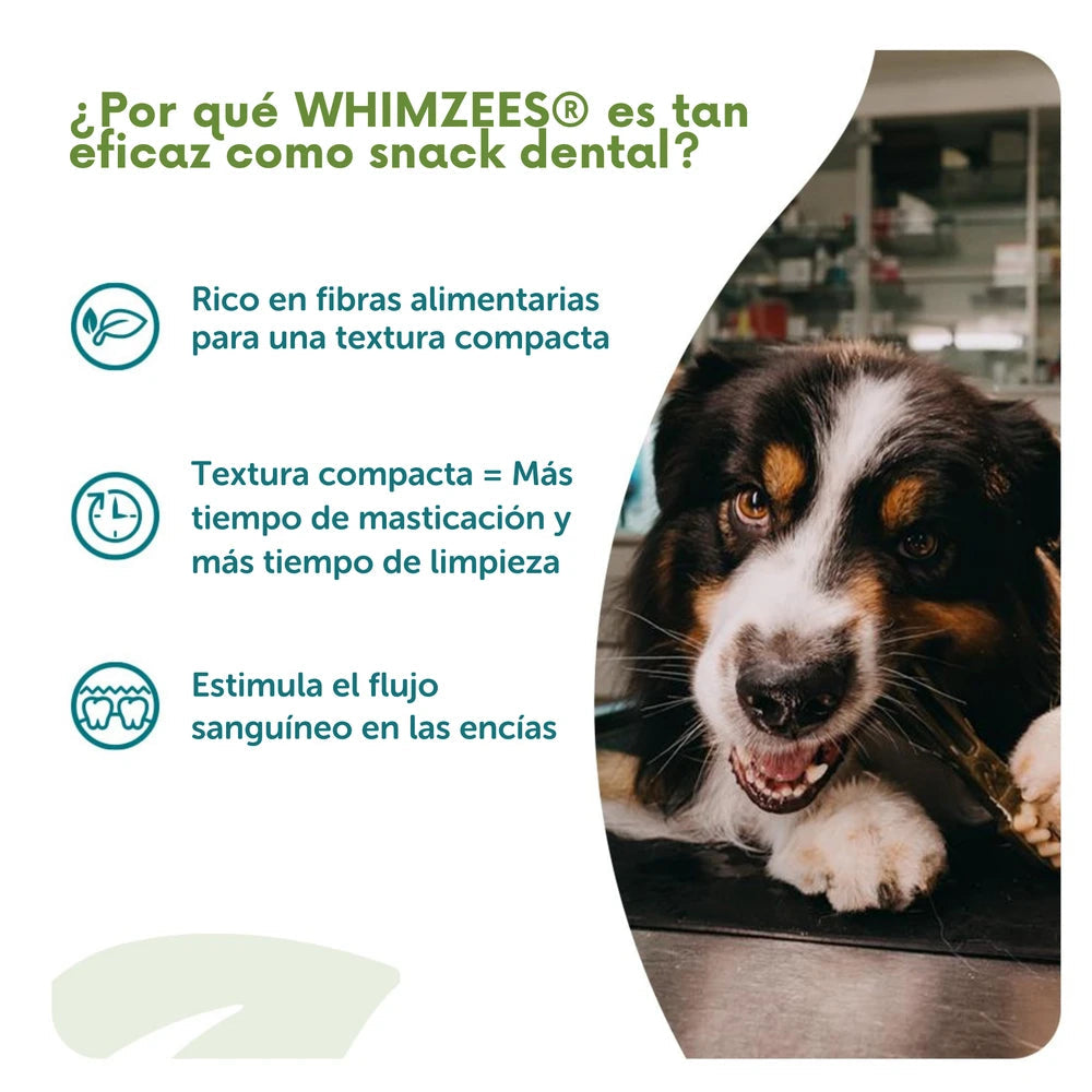 Whimzees Ricebone Snack Dental para Perros al mejor precio -Todoanimal.es