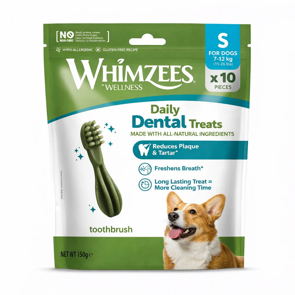 Whimzees Toothbrush Cepillo de Dientes Snack Dental para Perros al mejor precio -Todoanimal.es