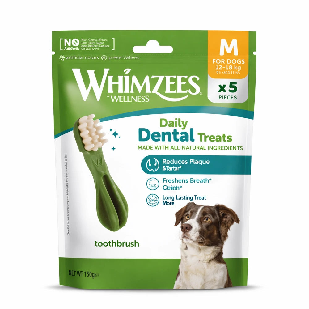 Whimzees Toothbrush Cepillo de Dientes Snack Dental para Perros al mejor precio -Todoanimal.es