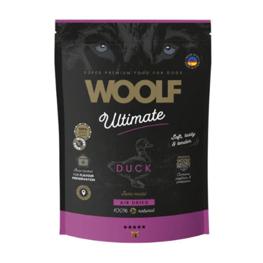 Woolf Ultimate Pato Alimento Semihúmedo para Perros 1 kg al mejor precio -Todoanimal.es