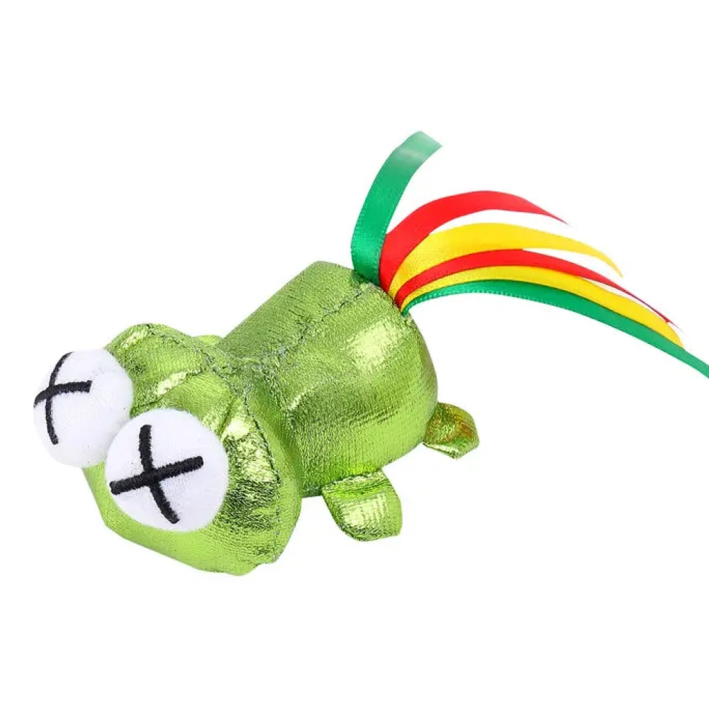 Wouapy Disco Rana Juguete de Peluche para Gatos al mejor precio -Todoanimal.es