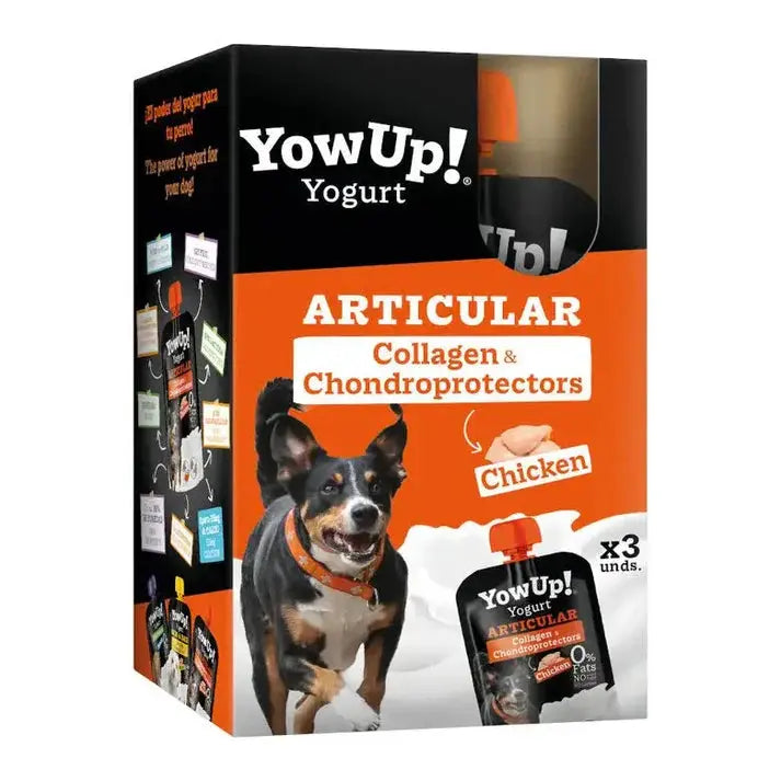 YOWUP YOGUR ARTICULAR PARA PERROS 115GR PACK-3 GLORIA PETS S.L.